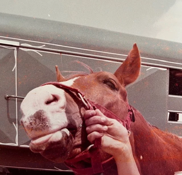 Sunny savoring the flavor of his soda, 1979