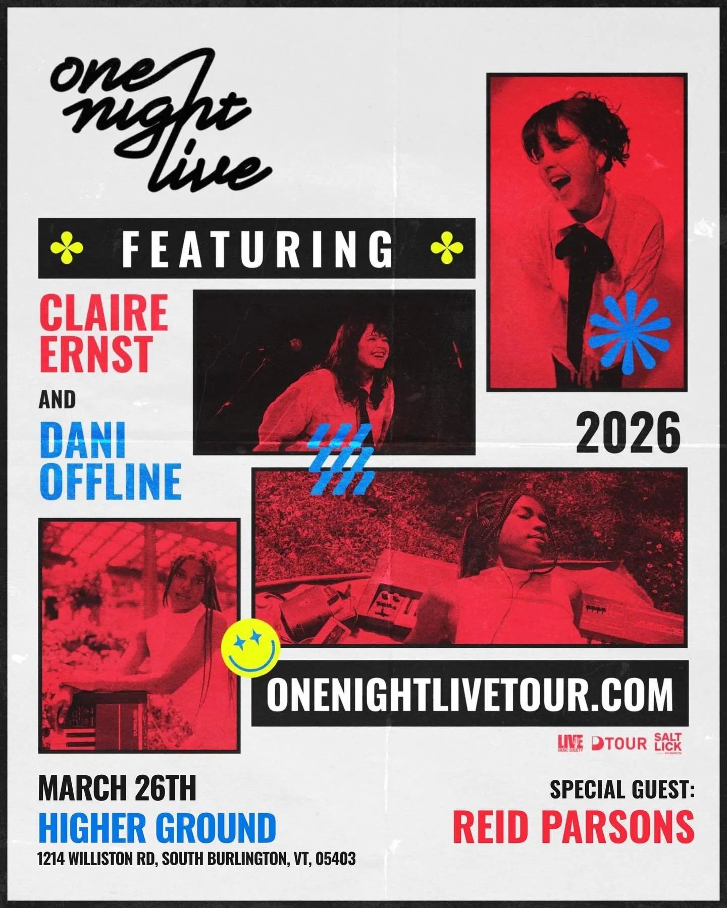 @dani.offline and @claire.ernst take over @highergroundmusic TOMORROW‼️ Featuring local fave @reidparsonsmusic ❤️ Get your tickets while you still can 🎫