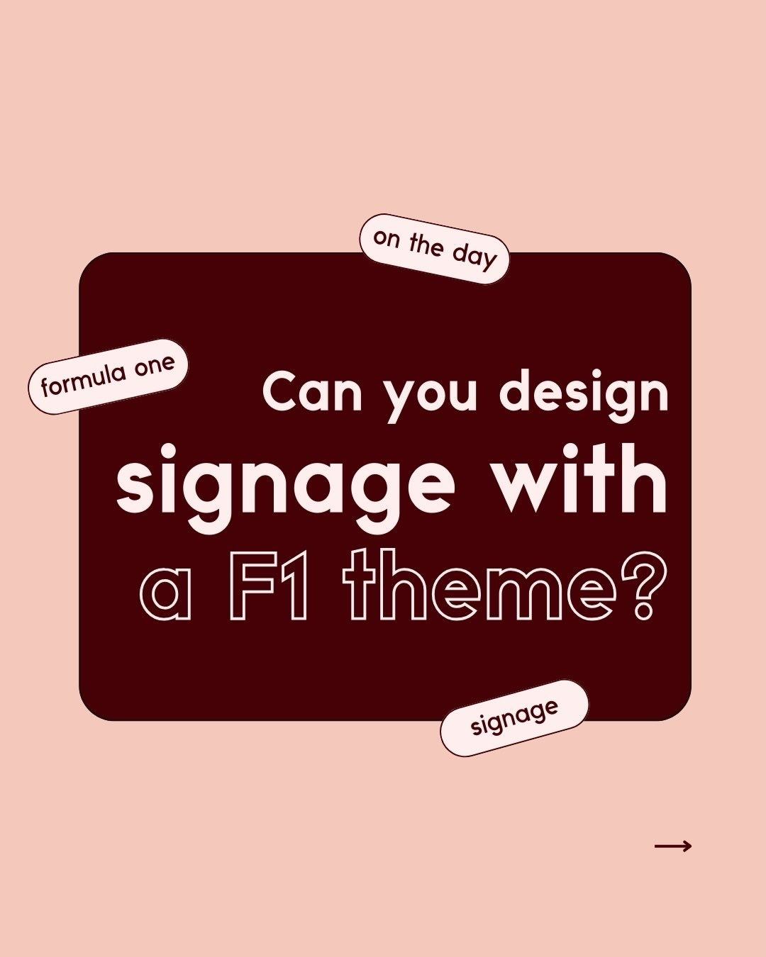 And this is why I love what I do - you never know what you&rsquo;re going to get asked for next 🥰

I&rsquo;ve seen F1 done a few times but C + A wanted more of a subtle nod to the sport and to keep it all cohesive with the mauve colour scheme.

The 