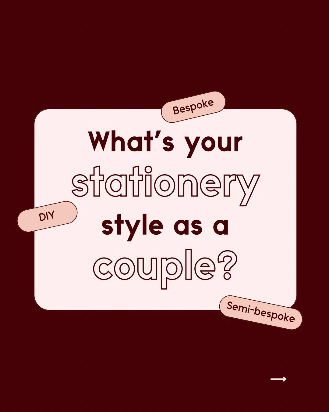 Choosing your wedding stationery shouldn&rsquo;t feel overwhelming. Whether you&rsquo;re dreaming of DIY wedding invitations, a semi‑custom stationery suite or a fully bespoke design. This little quiz helps you find the stationery process that feels 