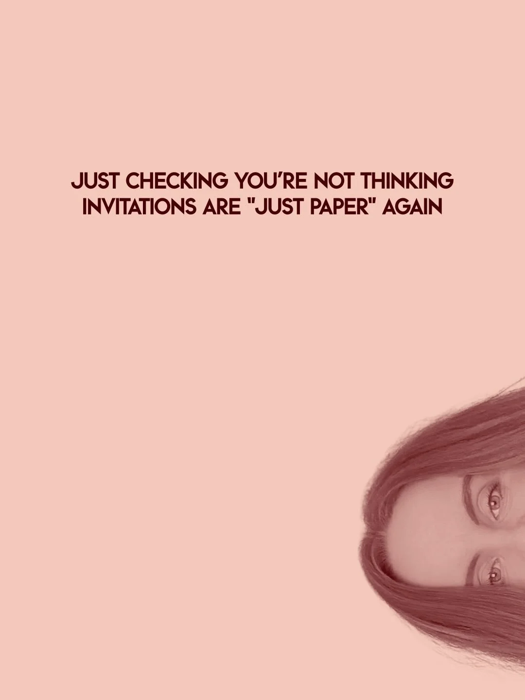 Juuuuust checking in with all my engaged couples 🤫

&mdash;&mdash;
#weddingplanning #weddingstationery #weddinghumour #weddingmeme 

Inspo: @thatjessbruno ✨