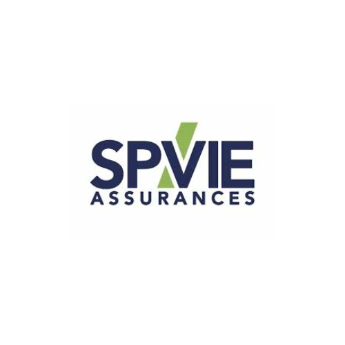 Logo de l'entreprise Spie Assurances avec le nom en lettres bleues et vertes