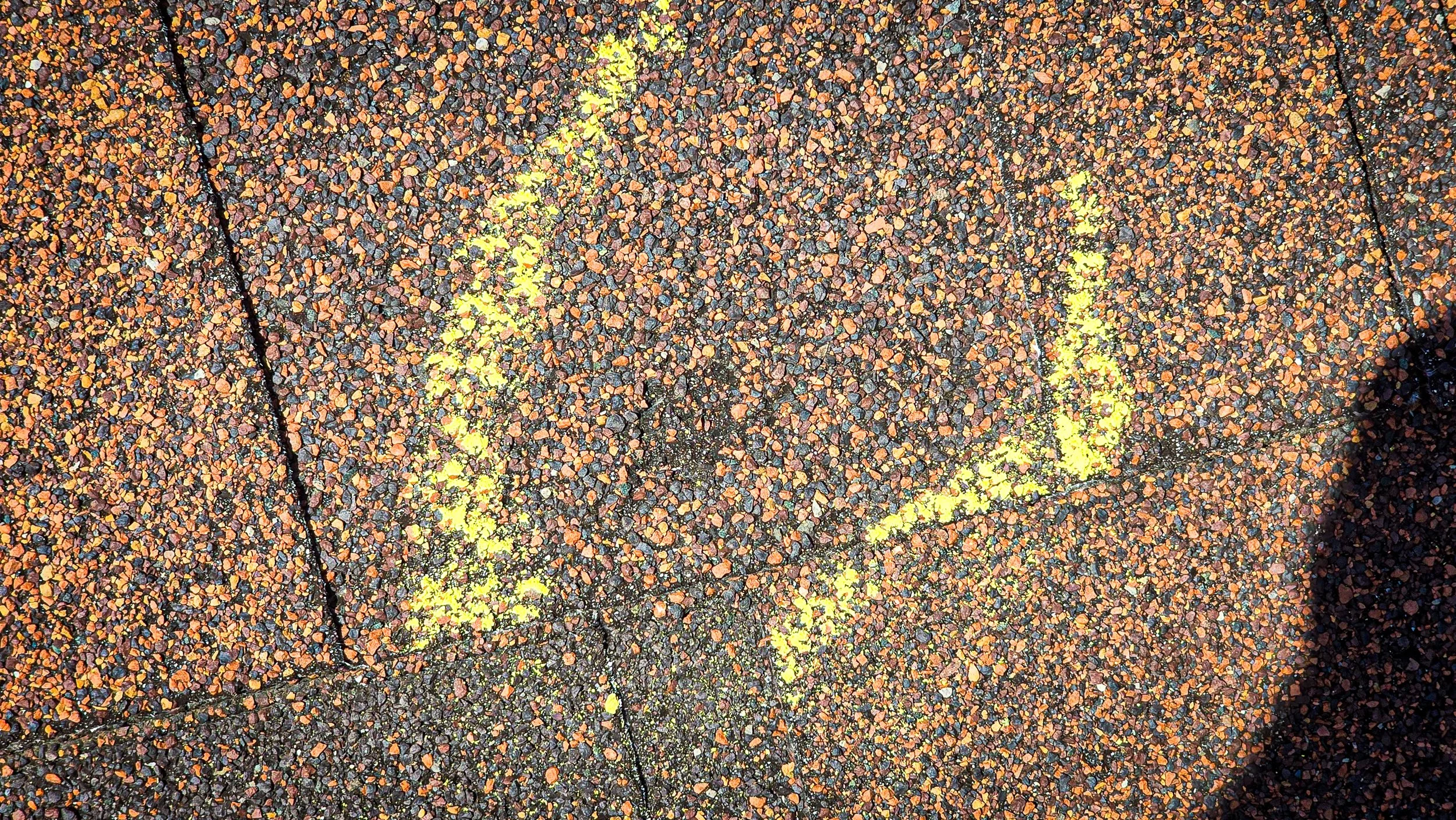 Hail impact. Hail damage. Hail to the roof. Hail damage to shingles.