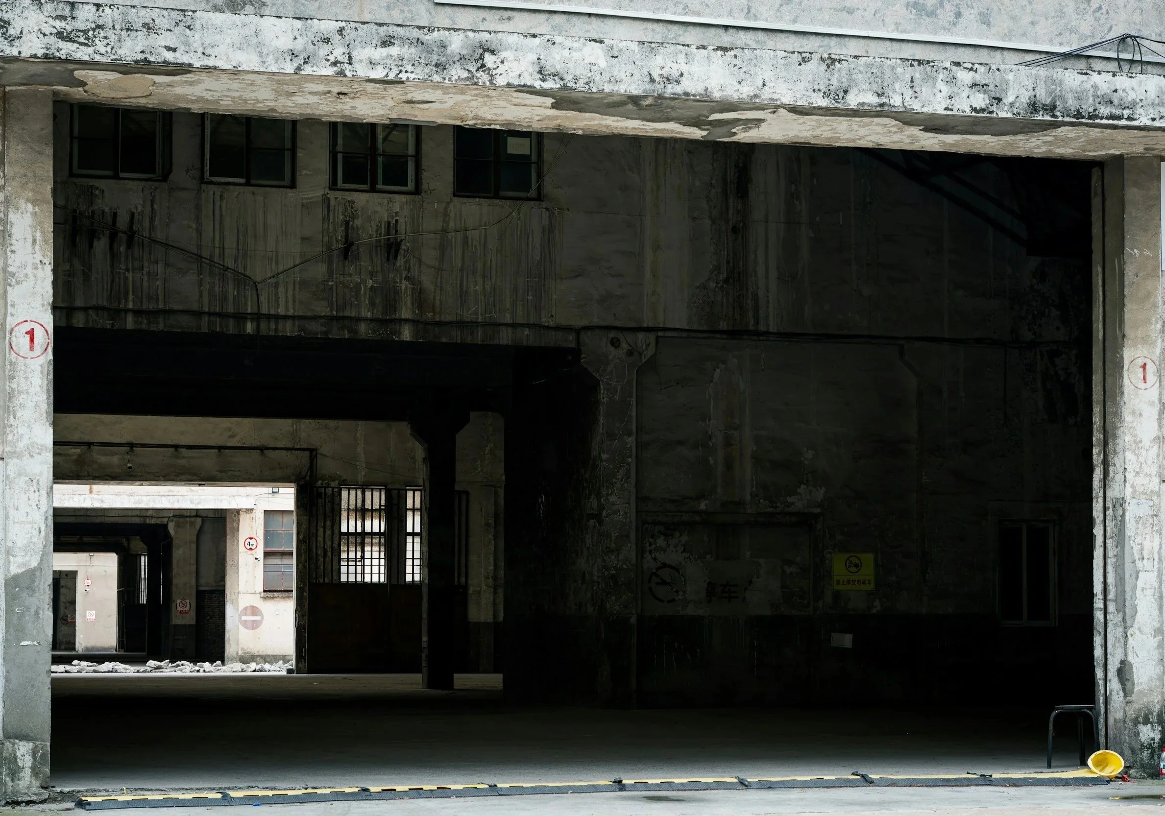 Deterioration of existing concrete structure