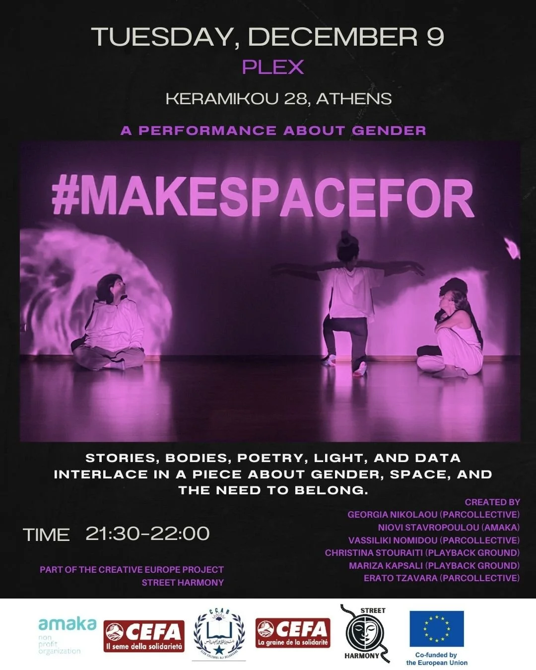 Make space for...