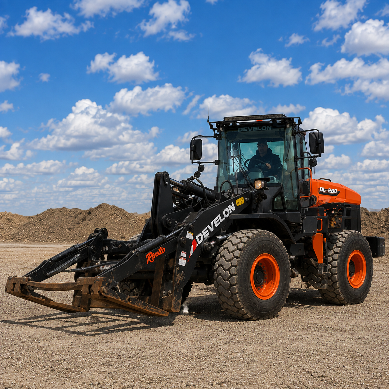 DL-280 Wheel Loader with Operator Service