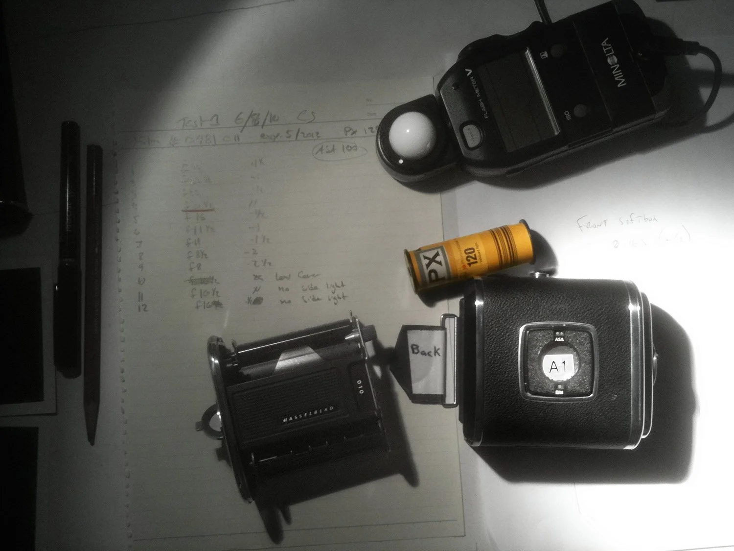 Light &amp; Film Tests
