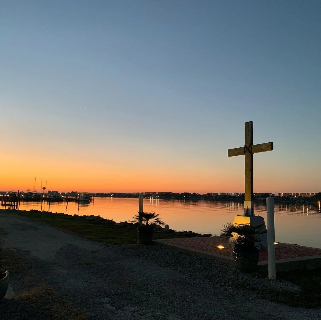 We&rsquo;re having Easter Sunrise Service right here...and you can come by boat!  We&rsquo;ll have a couple of pontoons anchored for you to raft up to!  Join us!  #emeraldcoast #okaloosacounty #yayjesus