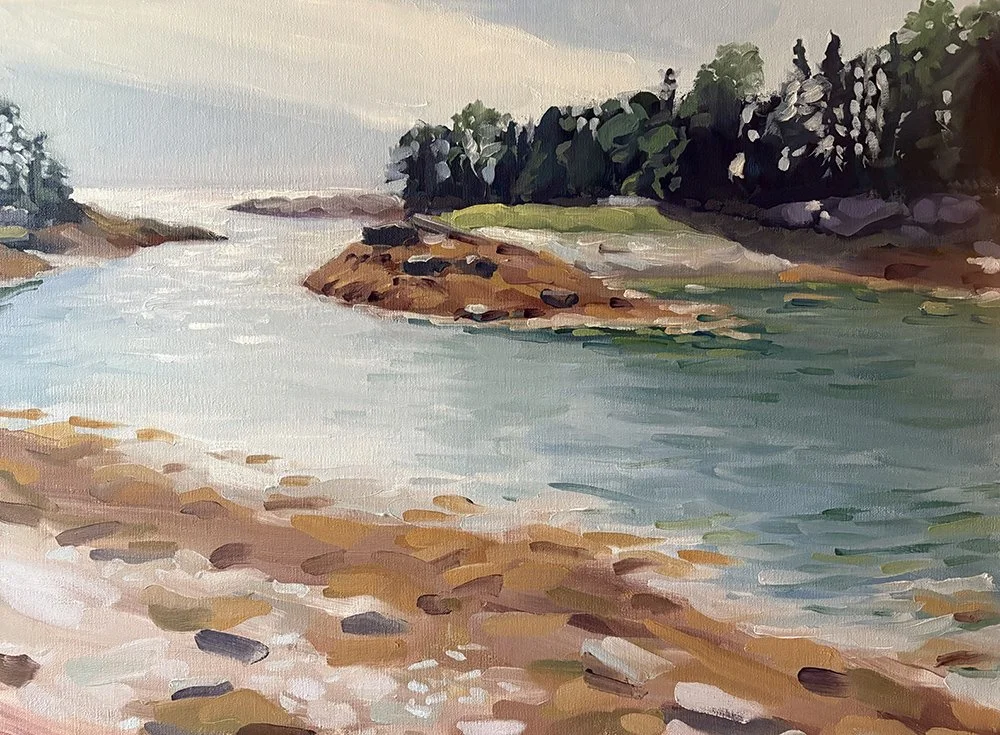 "Little Whaleboat Is."    
18"x24"  |  Oil on Canvas
 |  Available