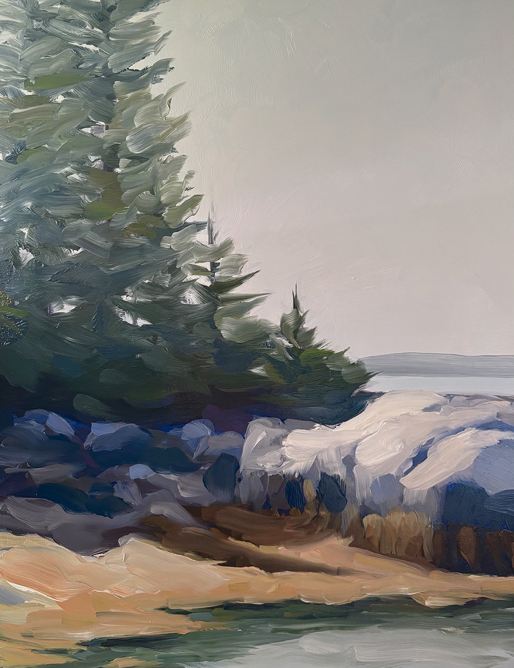 "Pine Rock"
11"x14"  |  Oil on Panel
 |  Available