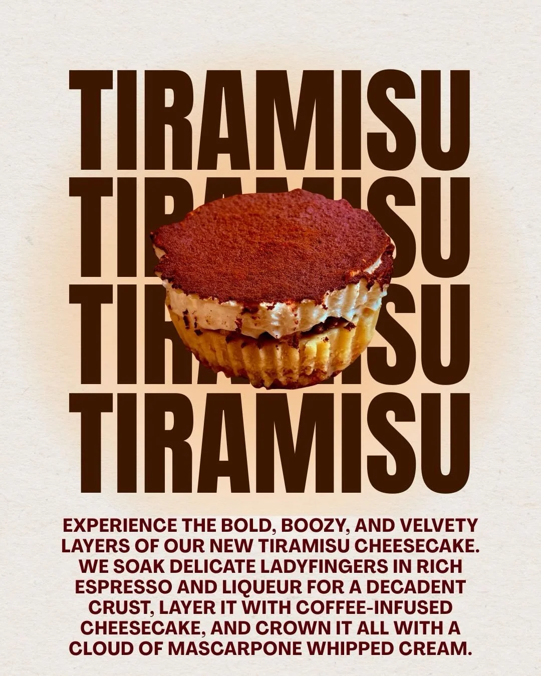 🏀🍰 **CHEESECAKE MADNESS 2026: ROUND 1** 🏀🍰

We&rsquo;re starting the tournament with a heavyweight coffee match-up! For
the very first time in our Cheesecake Madness we have:

☕️ **The #1 Seed: TIRAMISU**
vs.
🇮🇪**The #8 Seed: BAILEY&rsquo;S IRI