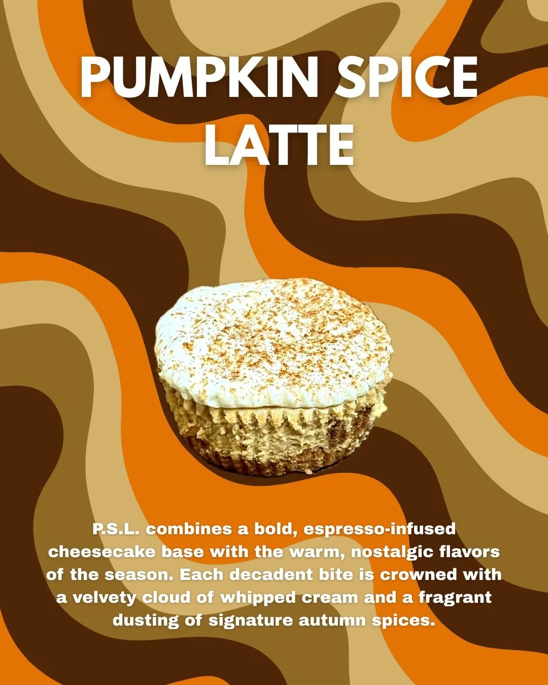 🏀🍰 CHEESECAKE MADNESS 2026: ROUND 1 🏀🍰

The next bracket is live and it&rsquo;s a battle of the fan favorites! In
this showdown, we have a seasonal icon going head-to-head
with a candy classic:

🍂 The 3 Seed: PUMPKIN SPICE LATTE 
versus 
🍫 The 