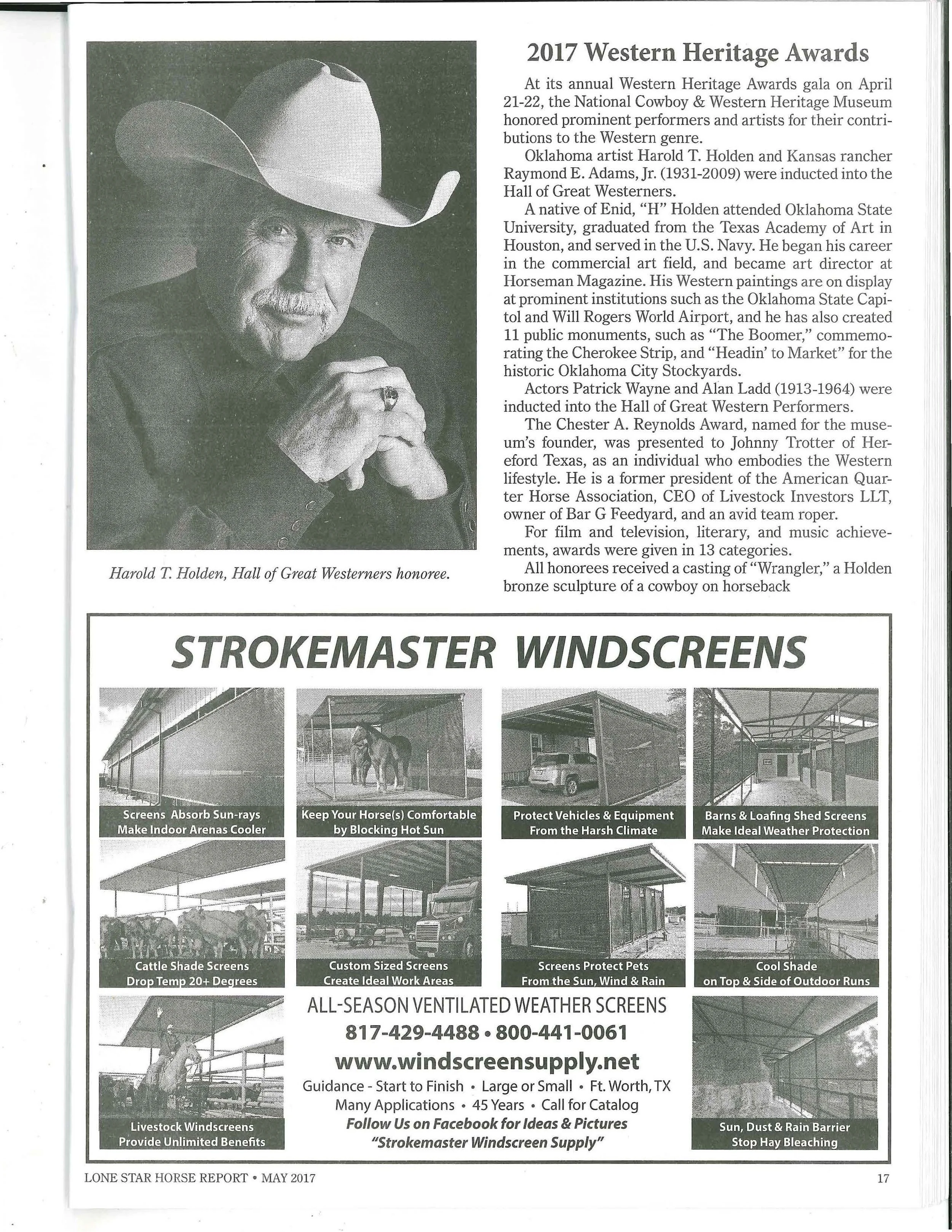 Lone Star Report | National Cowboy & Western Heritage Museum Awards