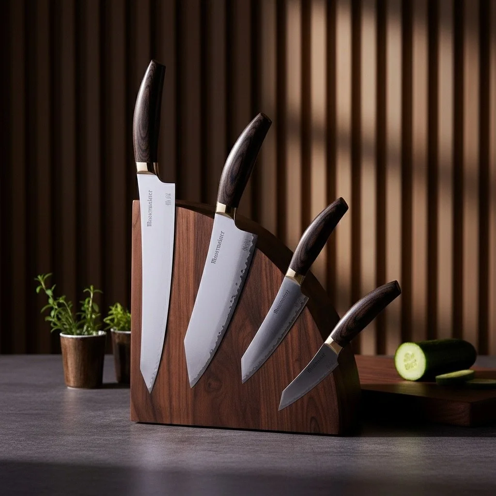 From the Samurai Forge to Your Kitchen.

Eight centuries of Japanese blade-making distilled into one quiet revolution. 
Our knifes are forged in Seki, Japan &mdash; birthplace of the samurai sword &mdash; then reimagined for the modern minimalist.

Y