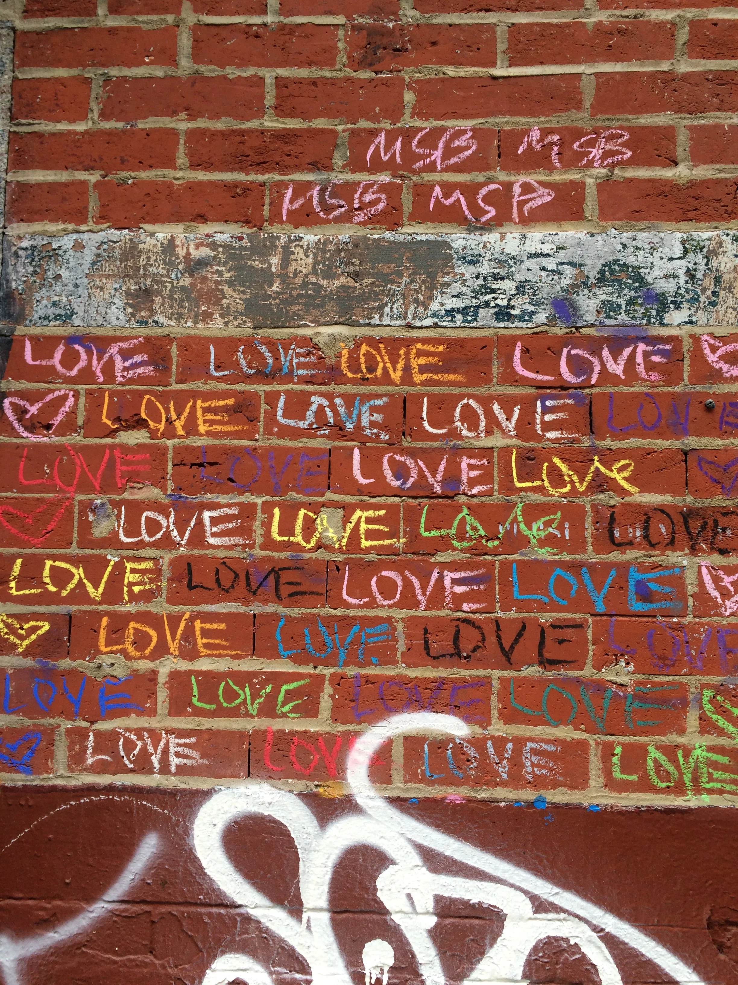 First Annual New York Romantic Memorial ChalkOut Washington Square Park. New York, New York.