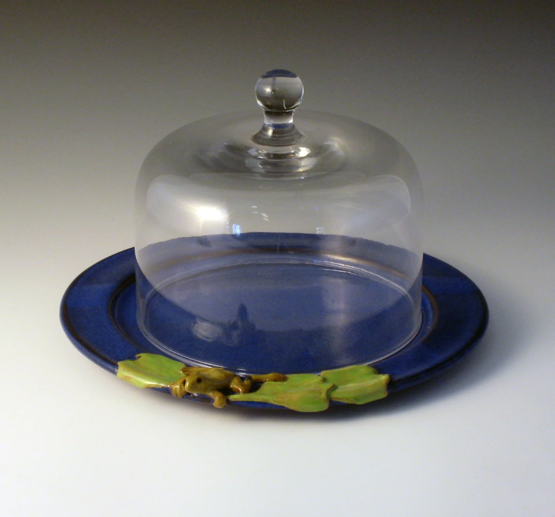 Cheese Plate with Glass Dome