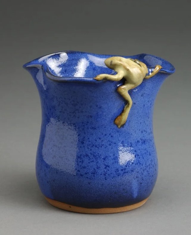 Pencil Jar with Frog