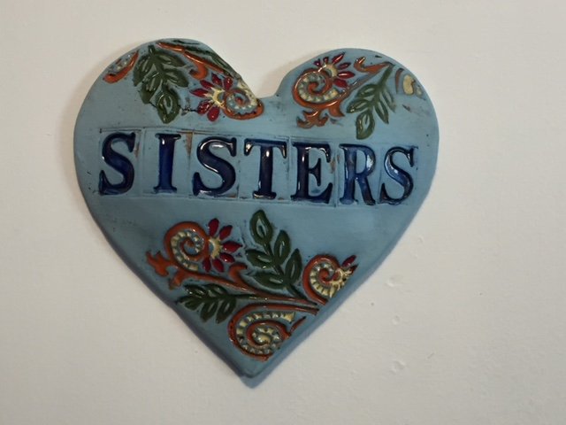 Sisters Wall Heart