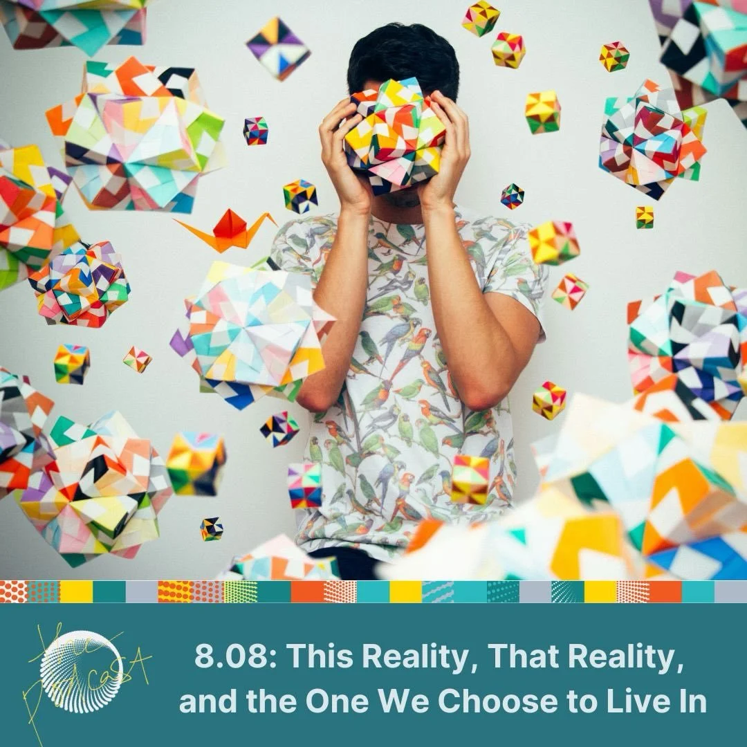🎙️This Reality, That Reality, and the One We Choose to Live In

On today&rsquo;s episode, Tim and Tuesday reflect on two recent conversations with Meg Buzzi and Chris Keevil and follow the threads that emerged long after the recording stopped. What 