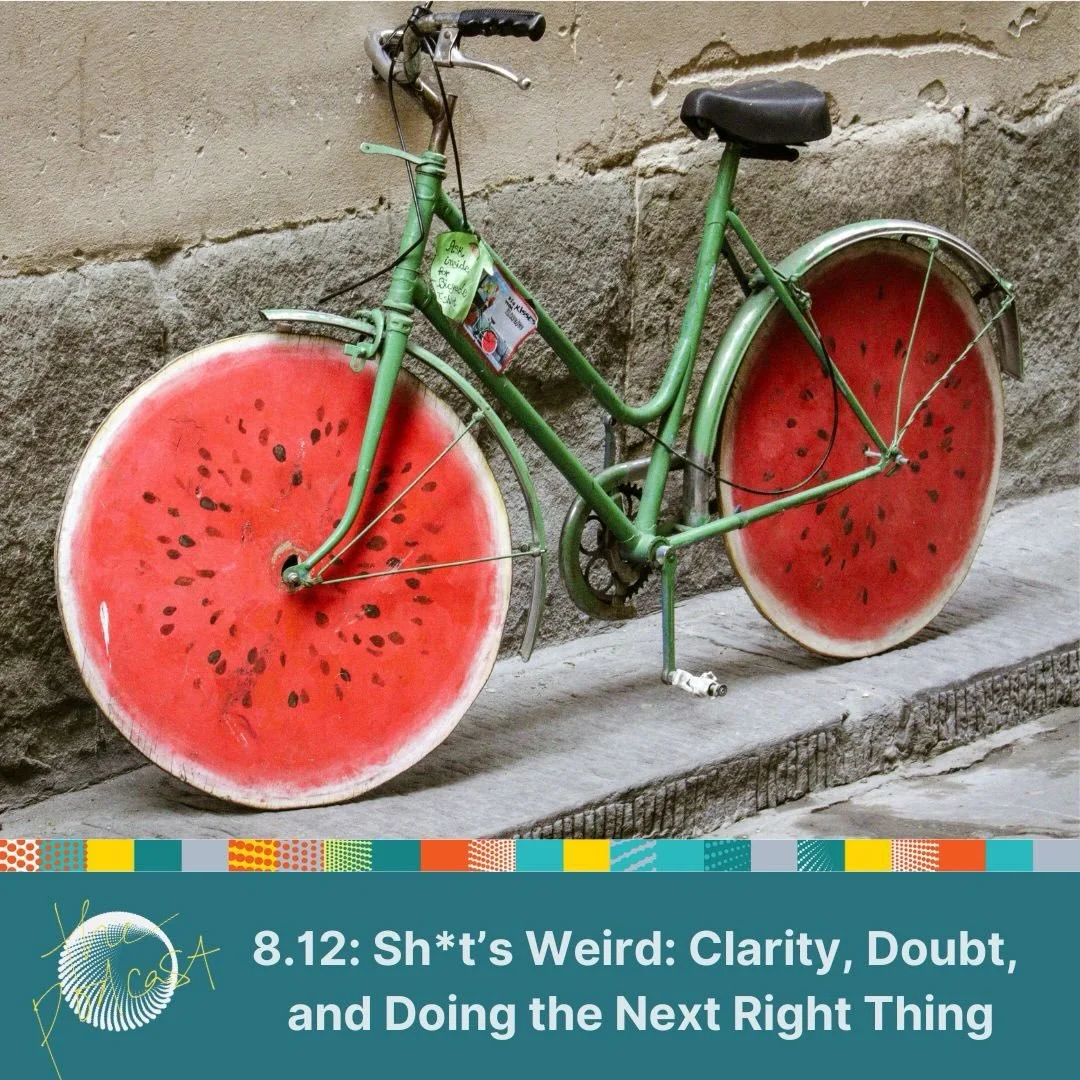 Sh*t&rsquo;s getting weird. 
And in times like these, the question isn&rsquo;t &ldquo;What could I do?&rdquo;  It&rsquo;s: What&rsquo;s actually mine to do? 
In our latest episode, we explore:

➡️ The tension between clarity and doubt ➡️ Why strategy