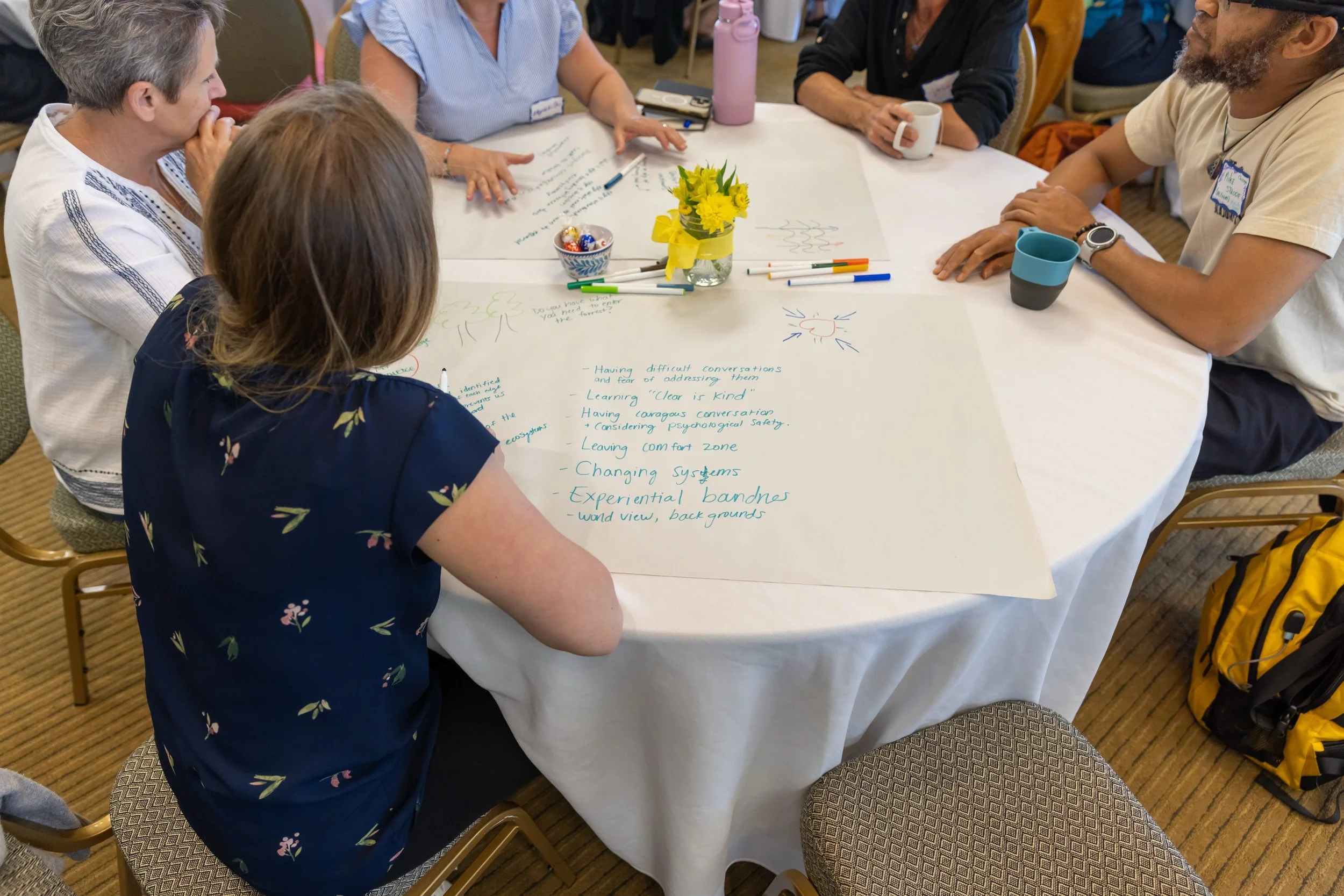 What if conversation IS the work?

➡️ How we gather matters. ➡️ How we listen matters. ➡️ How we navigate difference matters. ➡️ How we make space for many voices matters.

Because the quality of our conversations shapes the quality of what becomes p