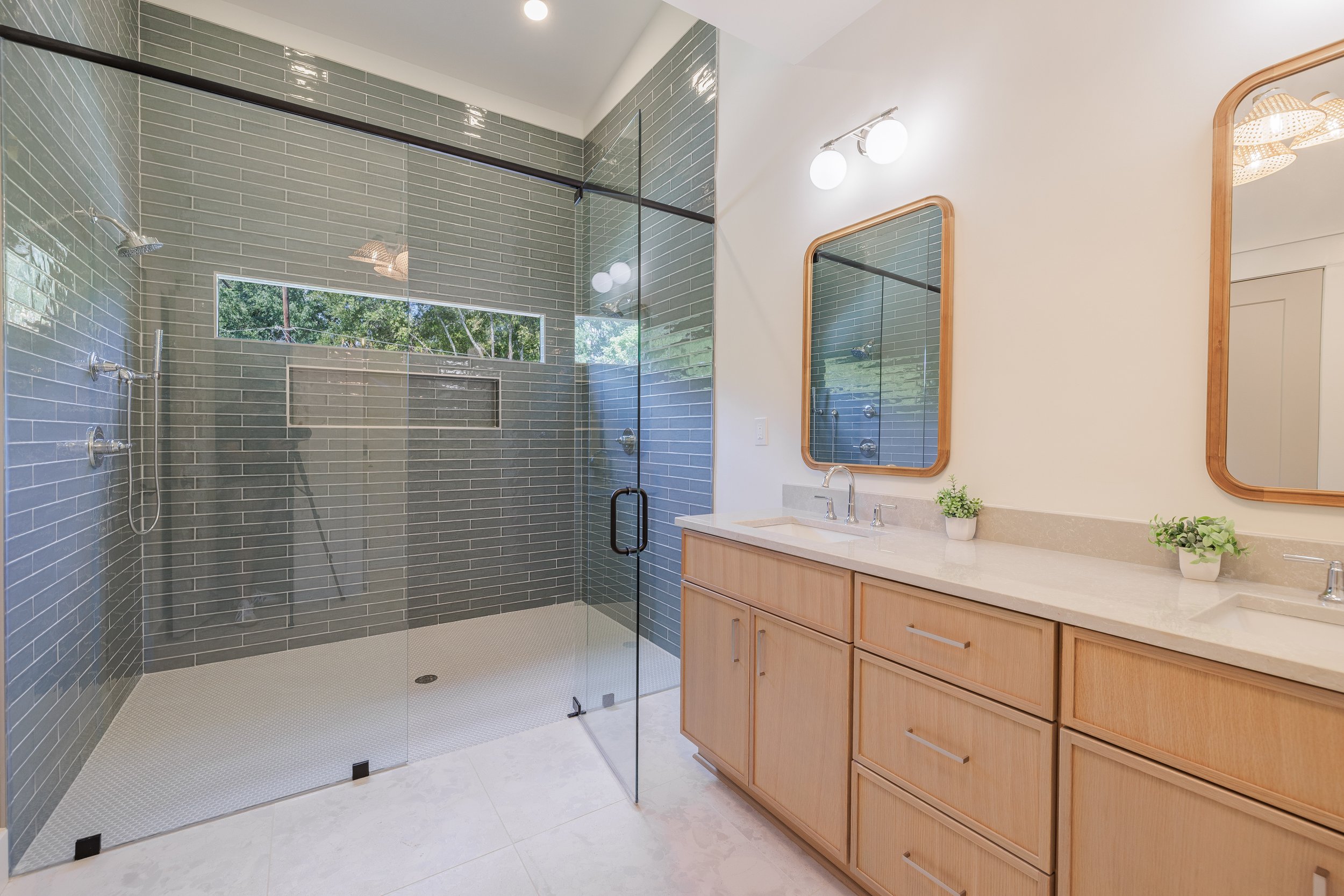 Luxury bathroom interior real estate photography Atlanta