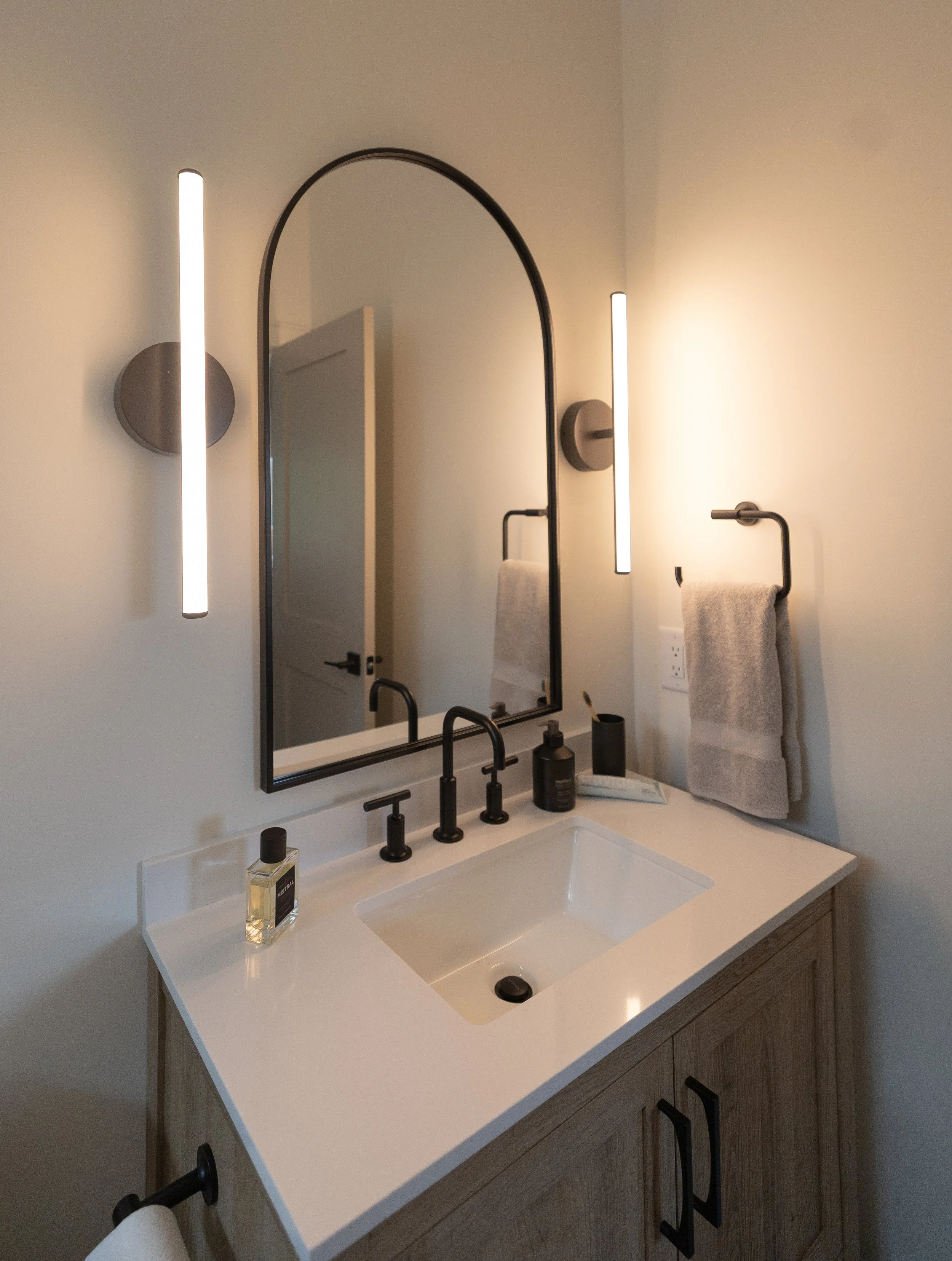 Luxury bathroom interior real estate photography Atlanta