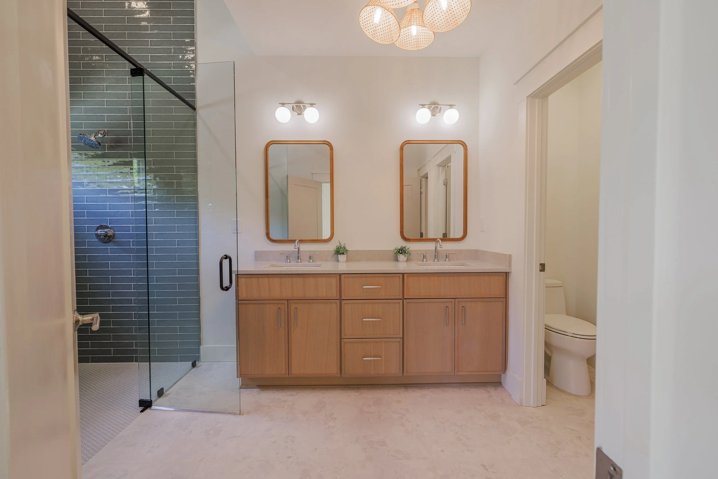 Professional listing photo master bath North Georgia