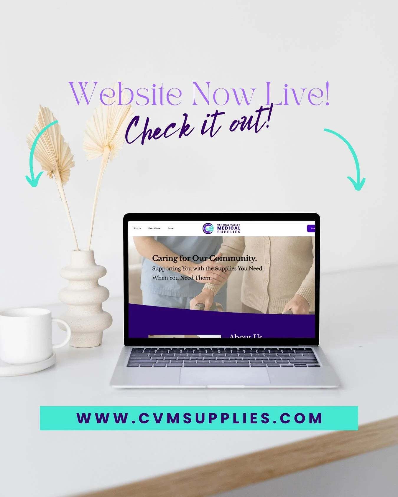 🌐 We have a website! 🎉
 Central Valley Medical Supplies just went digital, and we couldn&rsquo;t be more excited!
A huge thank you to @cerouleauwilliams for making this happen &mdash; our online home is now live, and it&rsquo;s ready for you to exp