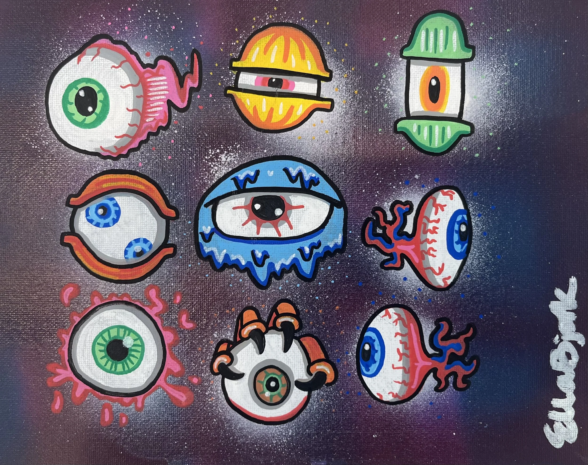 "Zombie Eyeballs" Print