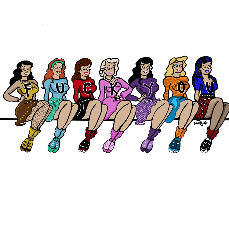 "Ladylike" Rectangle Sticker