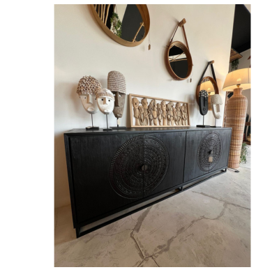 The Noir Carve Sideboard
