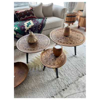 Teak Artisan Carving Coffee Table