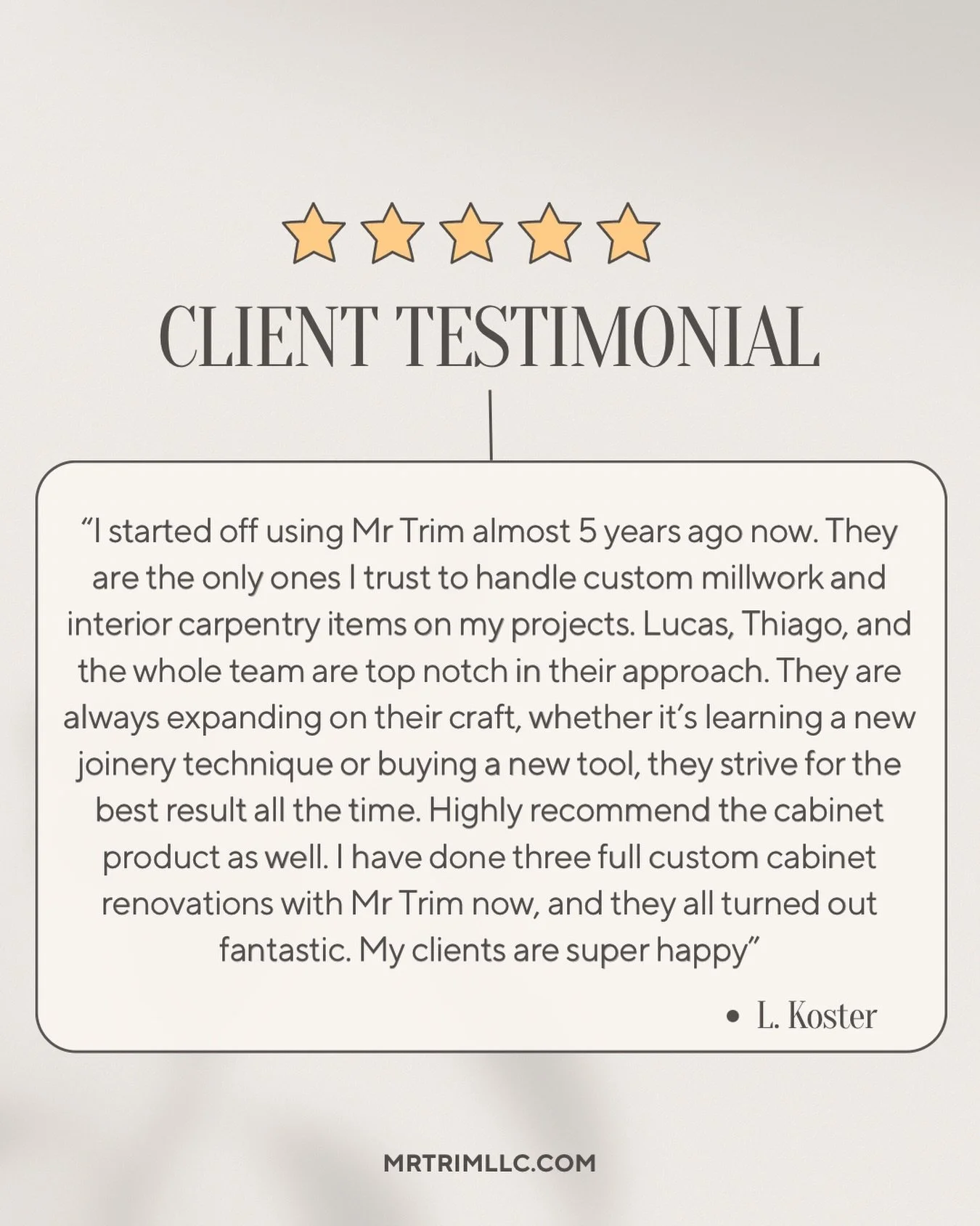 🙏🏻 #clienttestimonial❤️