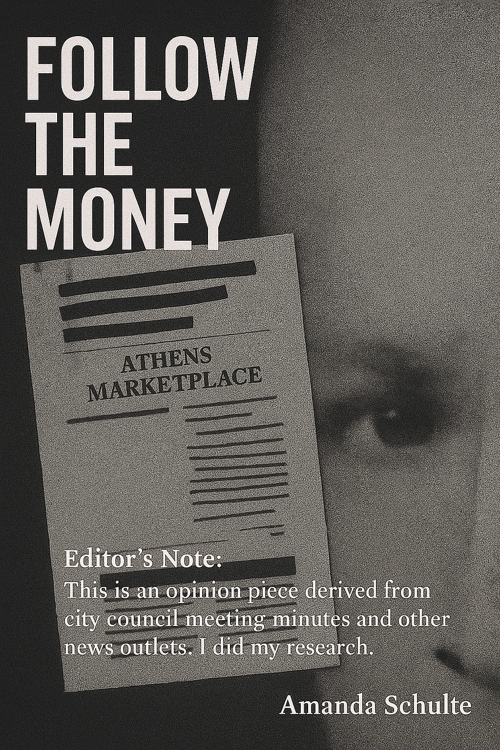 The Next Case: Follow the Money -- Athens Marketplace (T.J. Maxx)