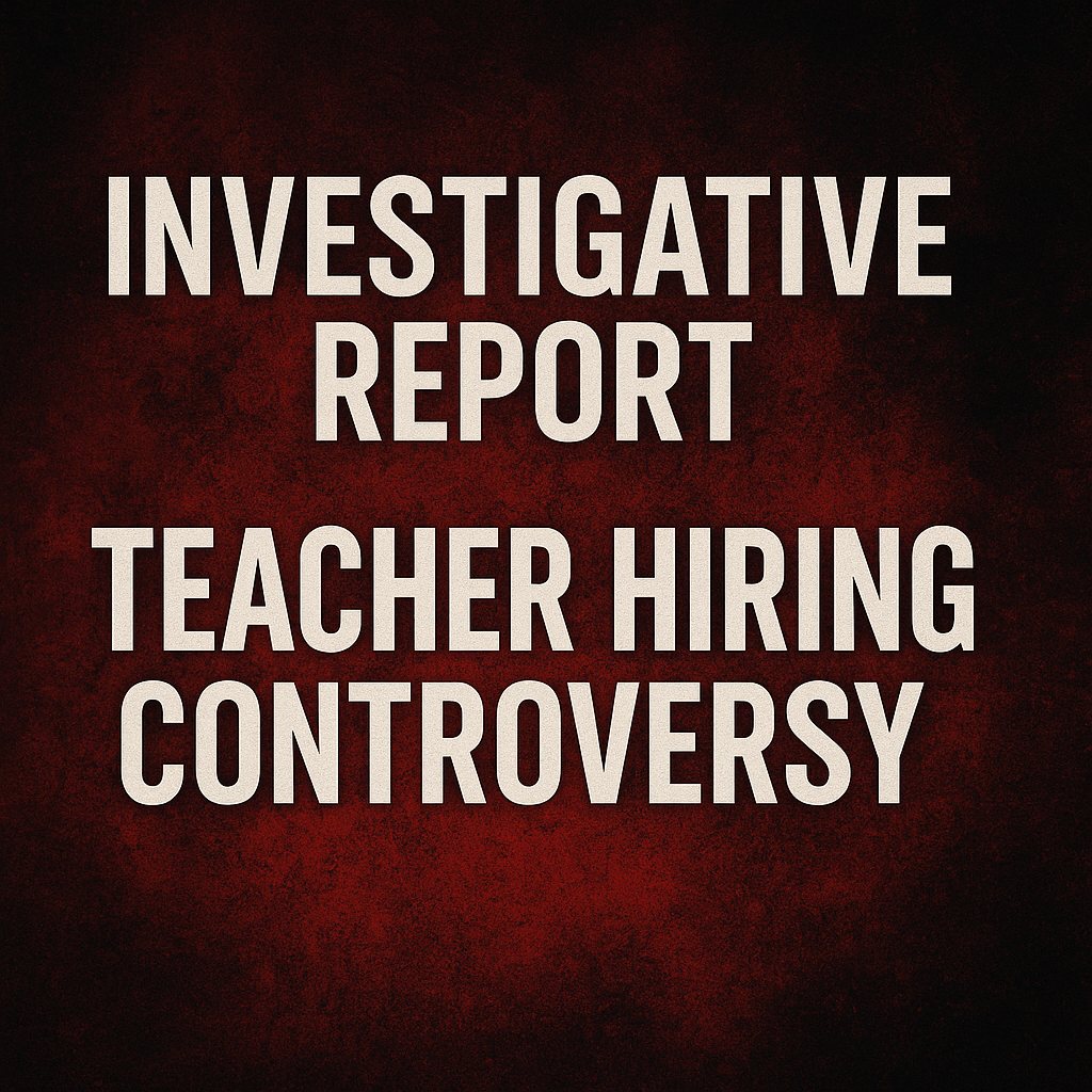 Investigative Report: Teacher Hiring Controversy