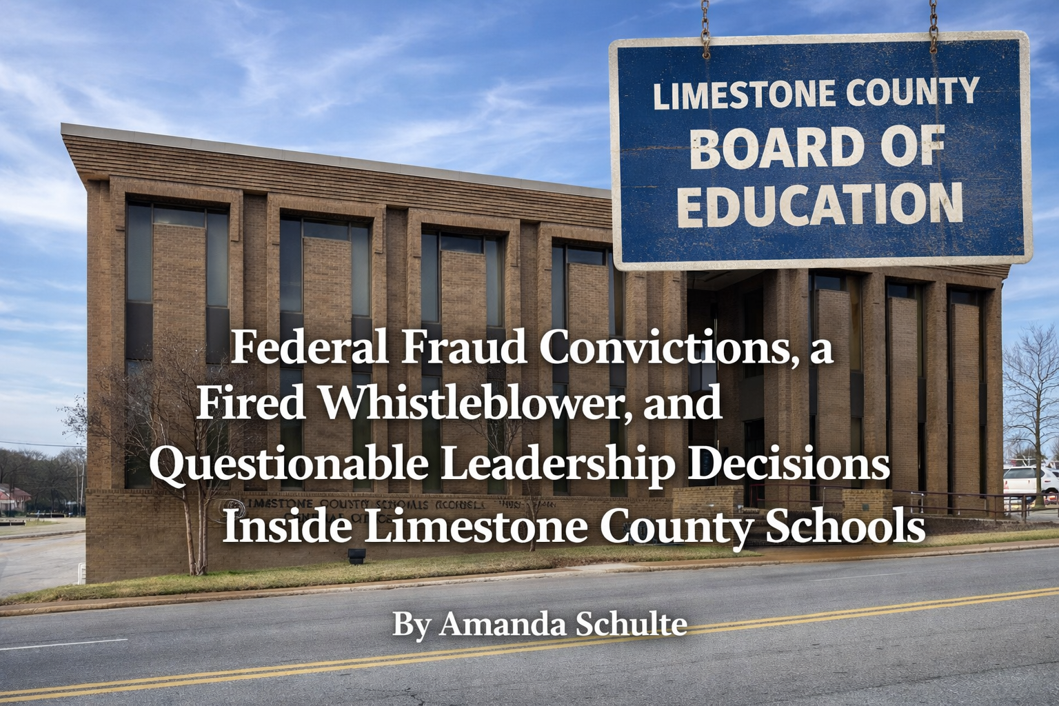 Federal Fraud Convictions, a Fired Whistleblower, and Questionable Leadership Decisions Inside Limestone County Schools