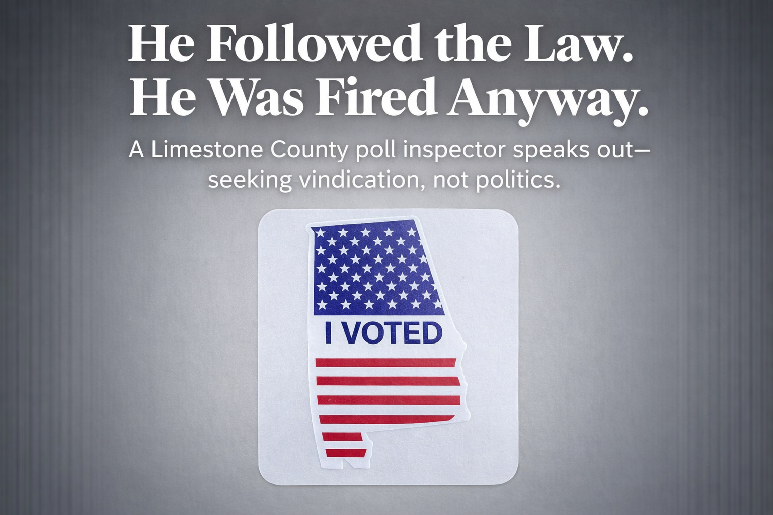 He Did the Job. He Followed the Law. He Was Fired Anyway.