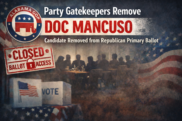 Party Gatekeepers Remove DOC Mancuso from the Ballot