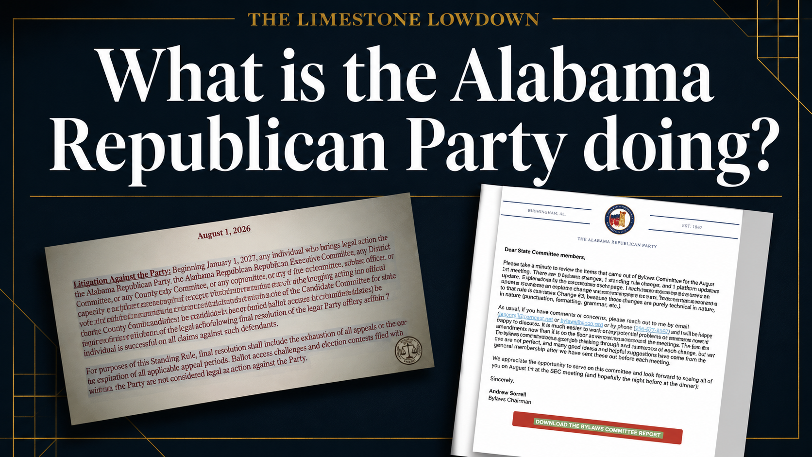 Opinion: What Is the Alabama Republican Party Doing?