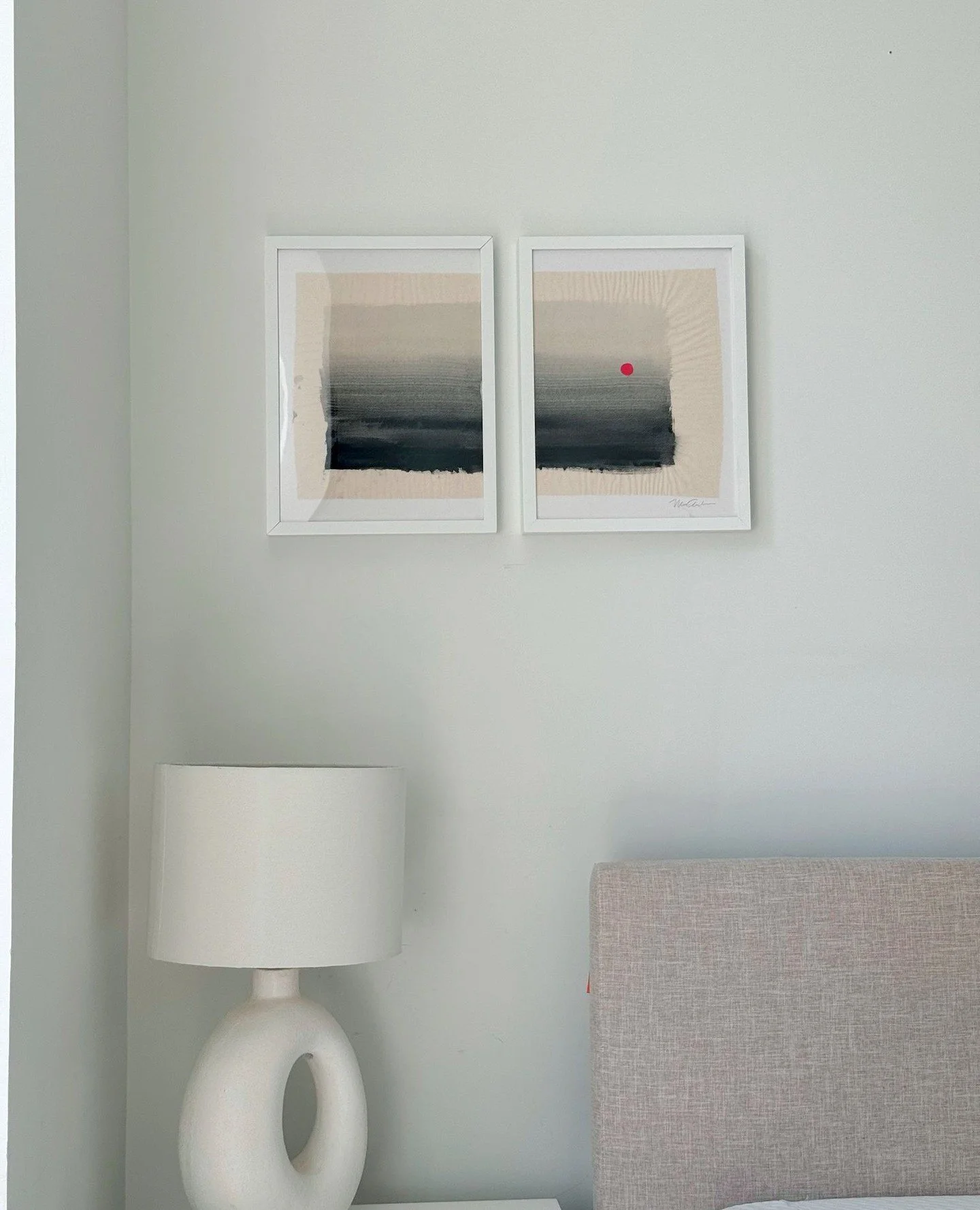 Joy, 2025. Acrylic on unbleached muselin, multi-paneled. Photo by @zhossain⁠
⁠
"Joy is a short word⁠
Thoughts about joy are short⁠
When I am living⁠
I am smiling⁠
I am hugging⁠
And kissing⁠
Not thinking⁠
Not writing."⁠
⁠
Excerpt from Kiss M