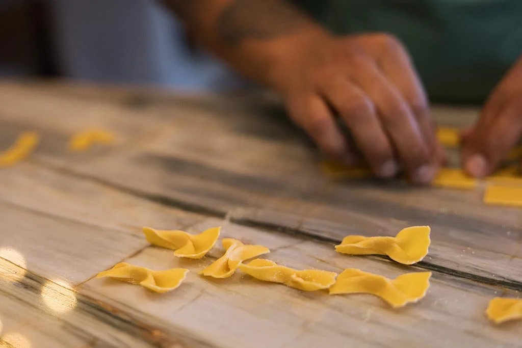 Fresh Pasta Being Made At Pastaria Vivi