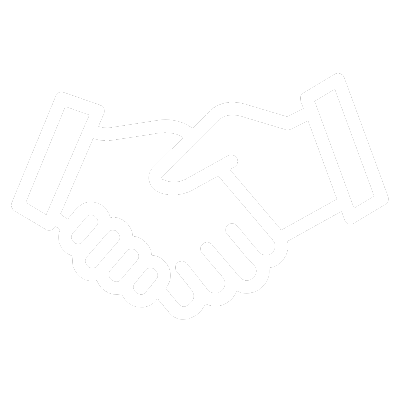 A handshake icon