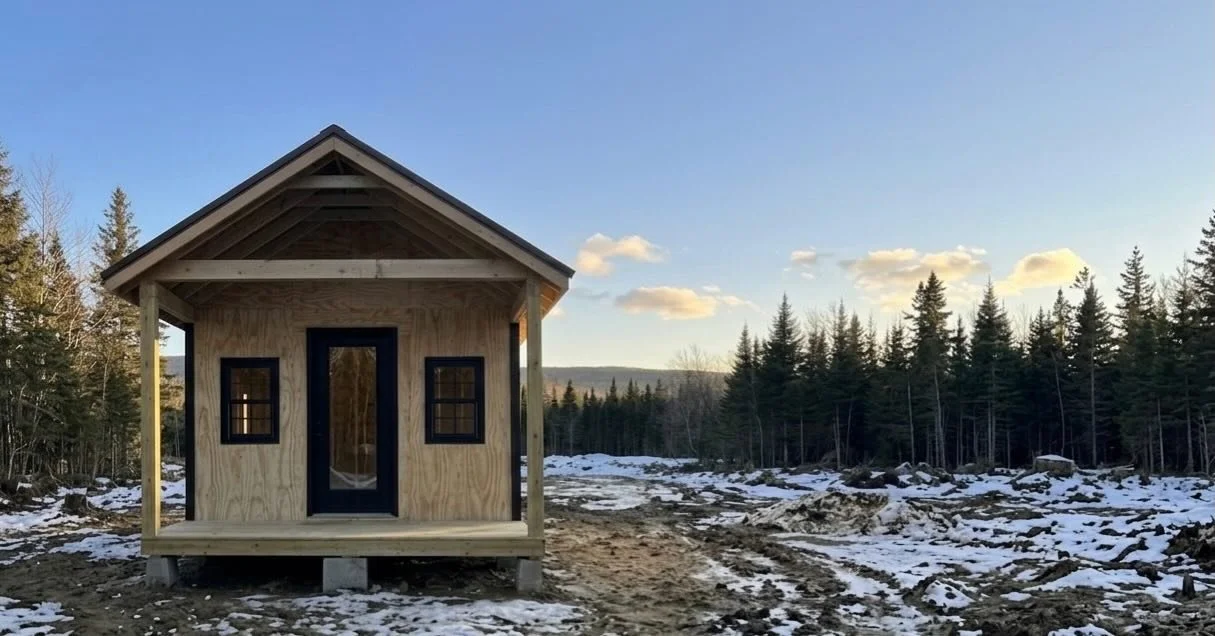 The SYNTRY model is built to be straightforward and functional.

A structured cabin kit designed to give you a clear, usable layout from the start.

Built in Maine and made for real conditions. We collaborate with Amish builders to maintain honest cr