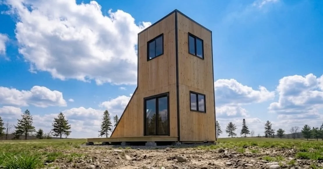 The STUDIO combines enclosed living space, a lofted upper section, and a front terrace into one compact modern cabin design. Built for retreats, creative spaces, off-grid living, or premium glamping setups.

#AndersonNorthLLC #Cabin #OffGridLiving #M