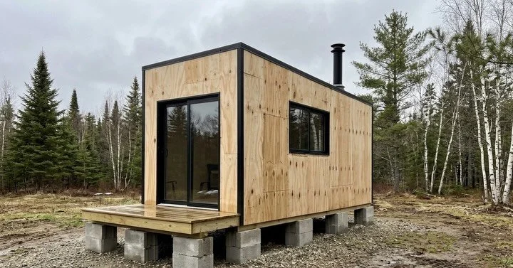A few updates from Anderson North LLC and a reintroduction to one of our most straightforward models &mdash; the SOLID.

The SOLID is a clean 12x16 box-style cabin with a 4ft covered porch. Approximately 192 sq ft of interior space. 2x4 wall framing,