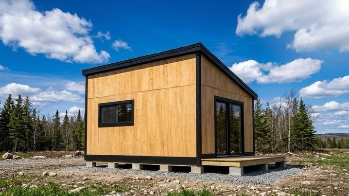 Anderson North LLC is evolving.

Introducing the redesigned SLANT. Same name. Completely new direction.

The new SLANT is a clean 12x16 monoslope cabin &mdash; simple box structure, lean-to roof, built for real off-grid conditions. Easier to fabricat