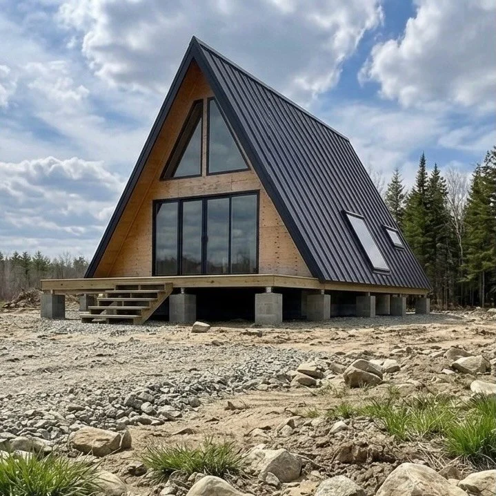 Something bigger is coming to Anderson North LLC.

SHELTRIX is now a premium model and we are starting with a 20&times;24 A-frame design. More space. More livability. Built for people who want a real cabin experience on their own land.

Pricing and i