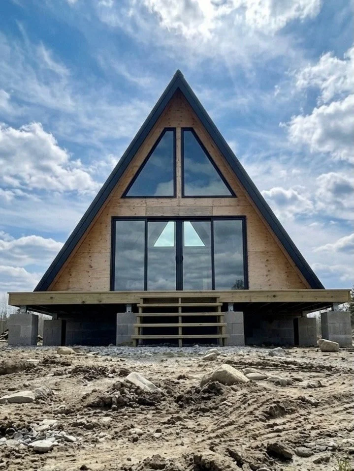 Big things are happening at Anderson North LLC.

The SHELTRIX 20&times;24 A-frame is officially here. Our most ambitious model yet. Dramatic roofline. Spacious interior. Built for people who are done thinking small.
This is not a weekend cabin. This 