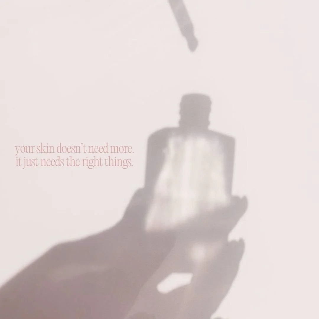 A gentle reminder from your esthetician 🤍 

Most people think they need more products, stronger products, or more steps. But honestly, most skin just needs consistency, hydration, and the right routine.